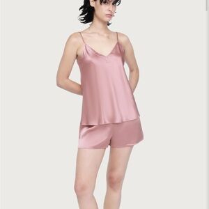 Ginia Silk Satin Pajama Set